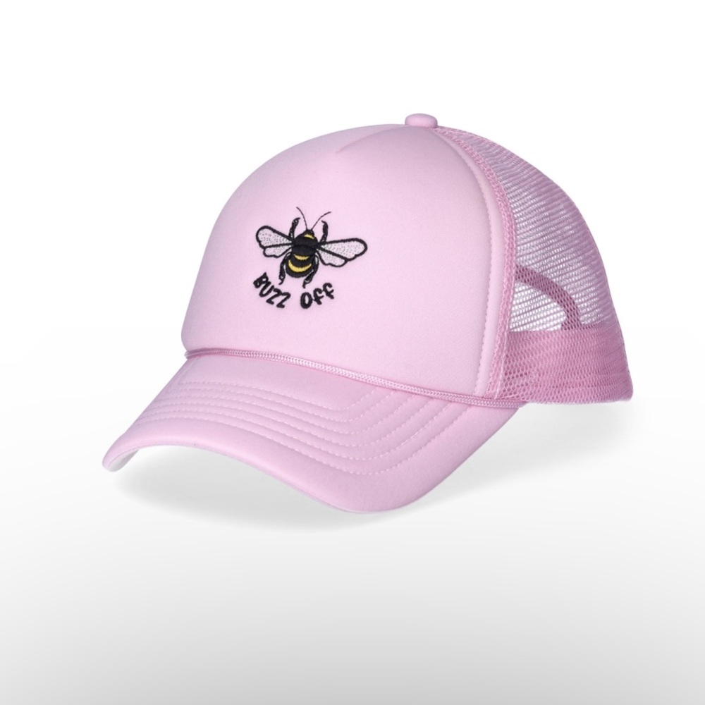 NWT No Boundaries Buzz Off Bee Trucker Hat
